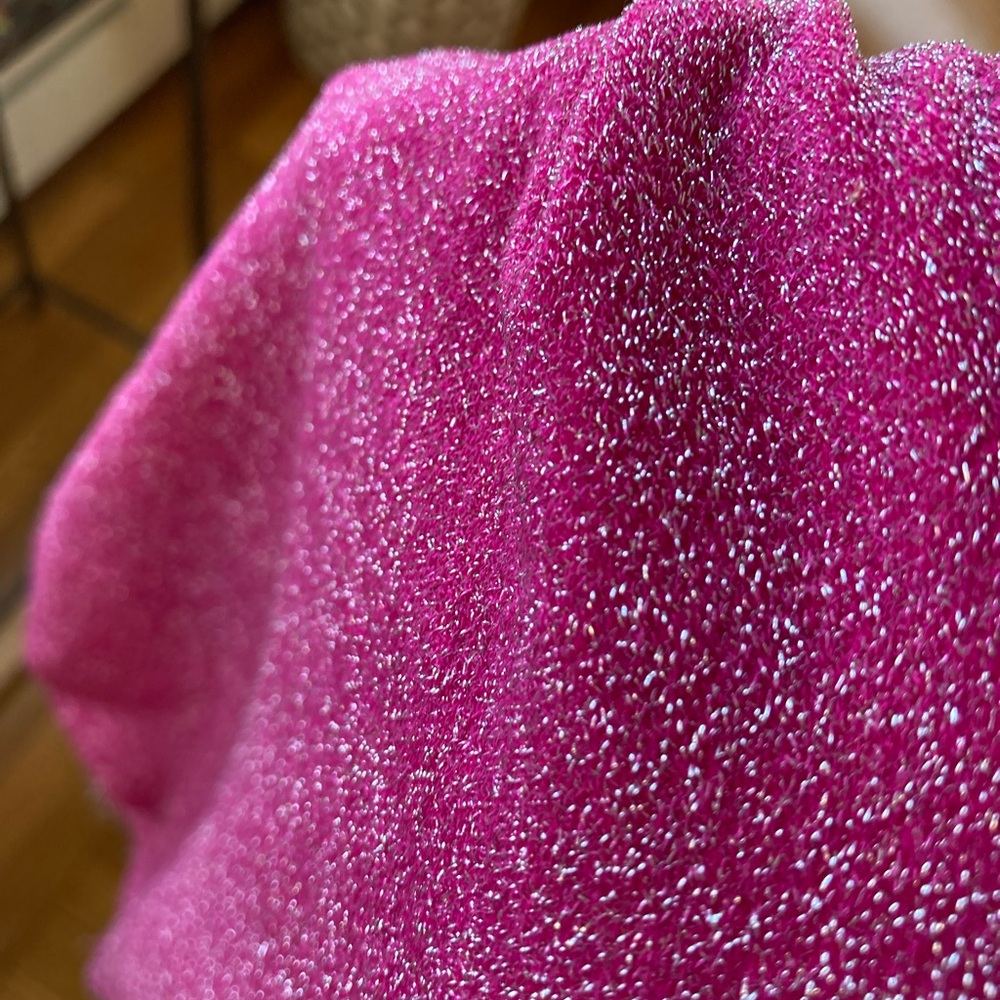 J. Crew Glitter Pink Halter One-Piece - Picture 6 of 6